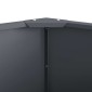 vidaXL Γλάστρα Ανθρακί 90 x 90 x 35 εκ Ατσάλι
