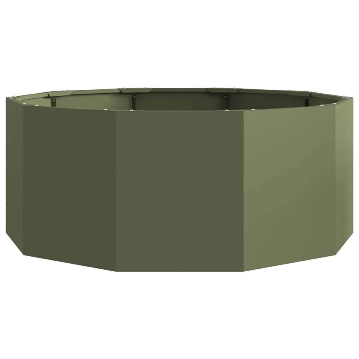 vidaXL Γλάστρα Ελιά Πράσινη 90 x 90 x 35 εκ Ατσάλι