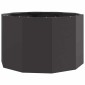 vidaXL Γλάστρα Μαύρο 60 x 60 x 35 cm Ατσάλι