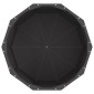 vidaXL Γλάστρα Μαύρο 60 x 60 x 35 cm Ατσάλι