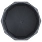 vidaXL Γλάστρα Ανθρακί 60 x 60 x 35 cm Ατσάλι