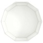 vidaXL Γλάστρα Λευκό 120 x 120 x 50 εκ Ατσάλι