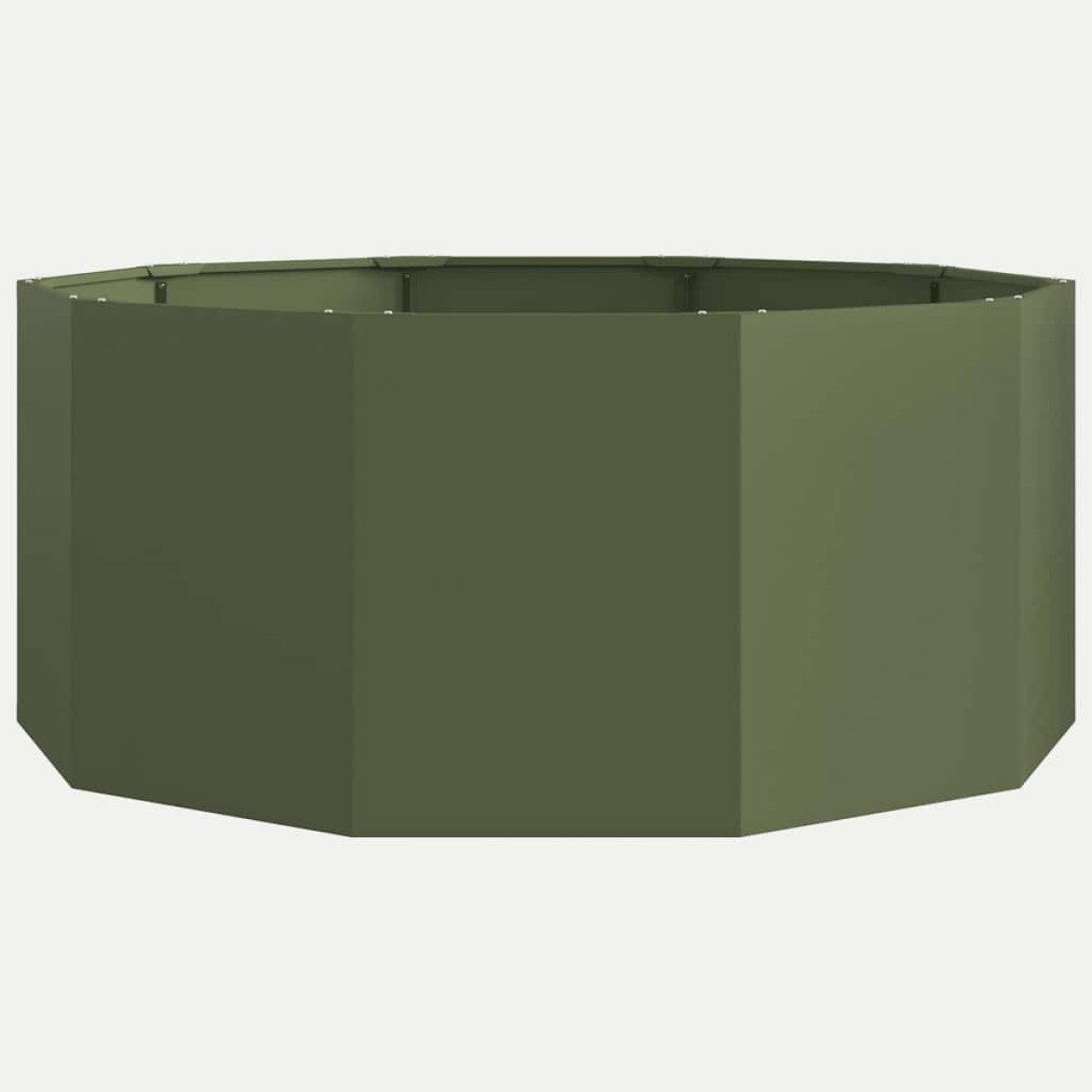 vidaXL Γλάστρα Ελιά Πράσινη 120 x 120 x 50 εκ Ατσάλι
