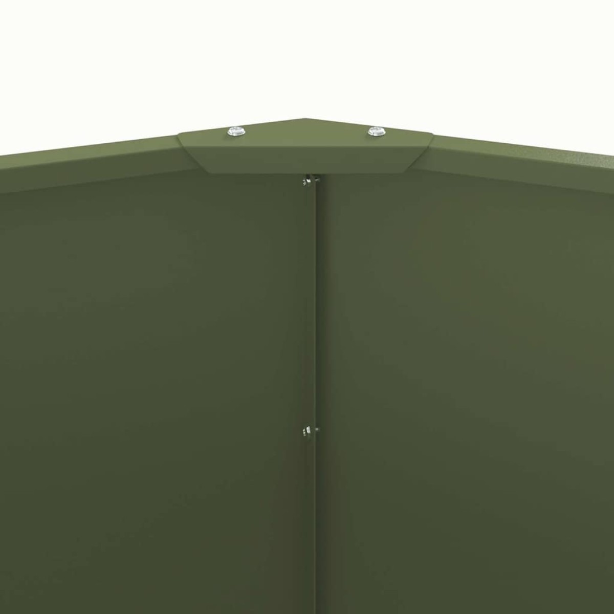 vidaXL Γλάστρα Ελιά Πράσινη 120 x 120 x 50 εκ Ατσάλι