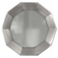 vidaXL Γλάστρα Ασημί 120 x 120 x 50 εκ Ανοξείδωτο ατσάλι