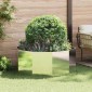 vidaXL Γλάστρα Ασημί 120 x 120 x 50 εκ Ανοξείδωτο ατσάλι