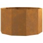 vidaXL Γλάστρα Σκ rusty 90 x 90 x 50 cm Ατσάλι Σκληρυθέν στον Αέρα