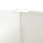 vidaXL Γλάστρα Λευκό 60 x 60 x 50 εκ Ατσάλι