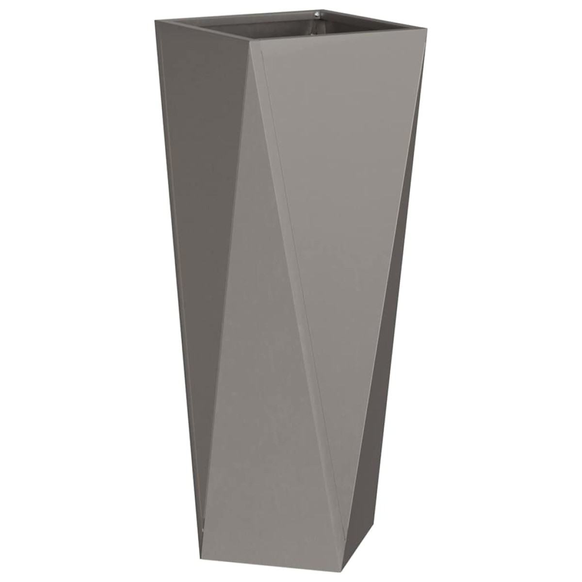 vidaXL Γλάστρα Σκ rusty 30 x 30 x 75 εκ Ατσάλι Σκληρυθέν στον Αέρα