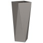 vidaXL Γλάστρα Σκ rusty 30 x 30 x 75 εκ Ατσάλι Σκληρυθέν στον Αέρα