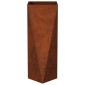 vidaXL Γλάστρα Σκ rusty 30 x 30 x 75 εκ Ατσάλι Σκληρυθέν στον Αέρα
