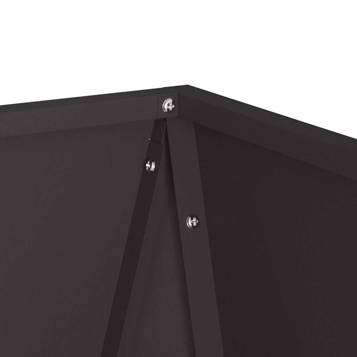 vidaXL Γλάστρα Μαύρο 40 x 40 x 75 cm Ατσάλι