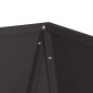 vidaXL Γλάστρα Μαύρο 40 x 40 x 75 cm Ατσάλι