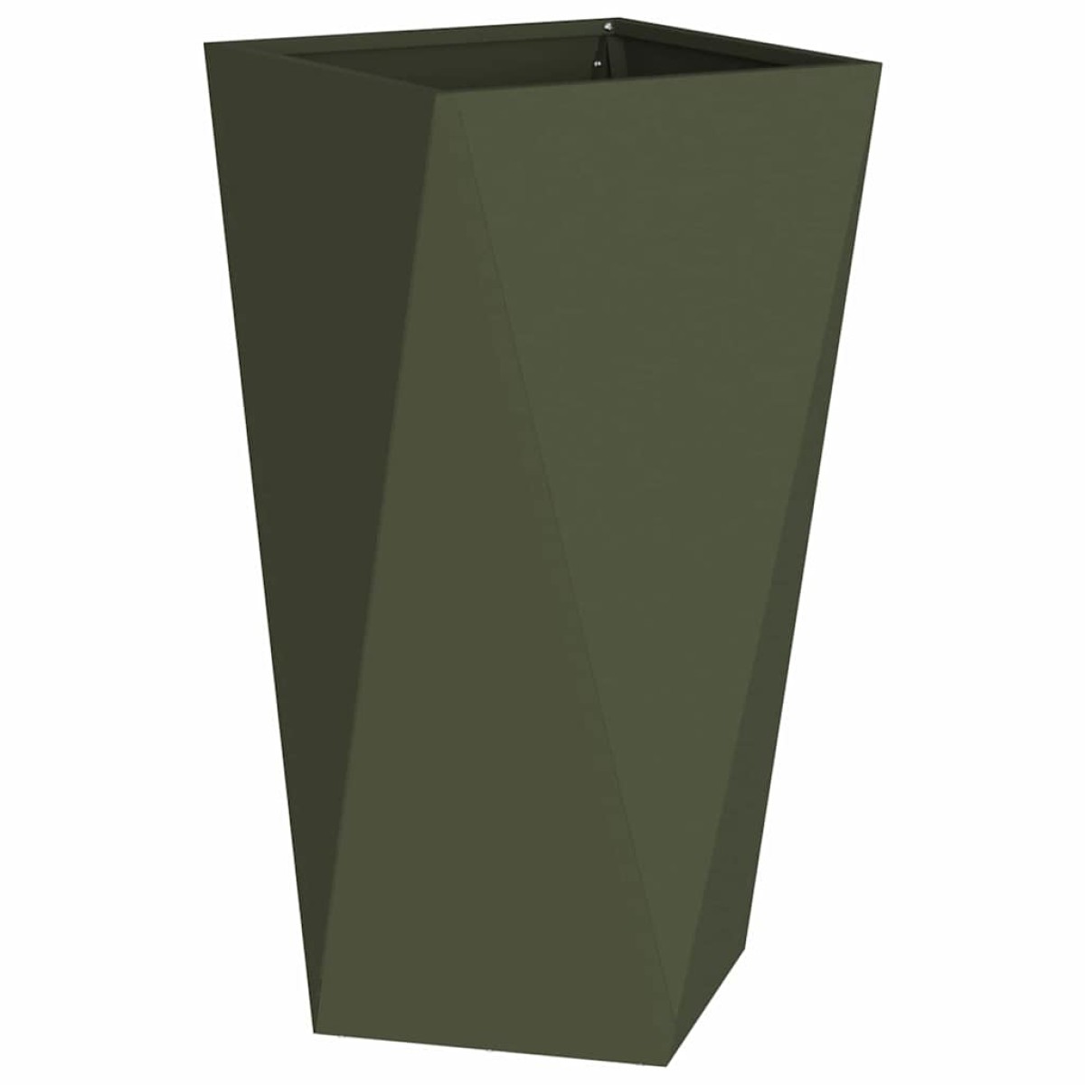 vidaXL Γλάστρα 2 τμχ. Ελιά Πράσινη 40 x 40 x 75 cm Ατσάλι