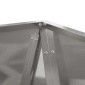 vidaXL Γλάστρα Ασημί 40 x 40 x 75 cm Ανοξείδωτο ατσάλι