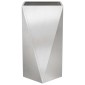 vidaXL Γλάστρα 2 τμχ. Ασημί 40 x 40 x 75 cm Ανοξείδωτο ατσάλι