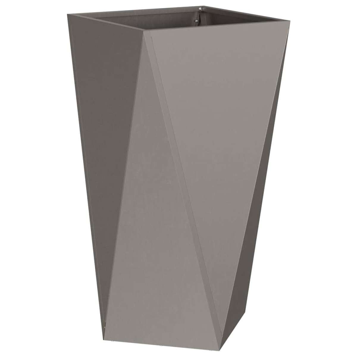 vidaXL Γλάστρα Σκ rusty 40 x 40 x 75 cm Ατσάλι Σκληρυθέν στον Αέρα