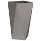 vidaXL Γλάστρα Σκ rusty 40 x 40 x 75 cm Ατσάλι Σκληρυθέν στον Αέρα