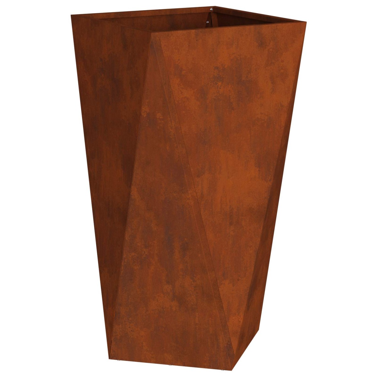 vidaXL Γλάστρα 2 τμχ. Σκ rusty 40 x 40 x 75 cm
