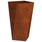 vidaXL Γλάστρα 2 τμχ. Σκ rusty 40 x 40 x 75 cm