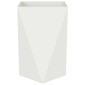 vidaXL Γλάστρα Λευκό 50 x 50 x 75 cm Ατσάλι