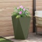 vidaXL Γλάστρα 2 τμχ. Ελιά Πράσινη 50 x 50 x 75 cm Ατσάλι