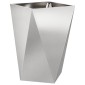 vidaXL Γλάστρα 2 τμχ. Ασημί 50 x 50 x 75 cm Ανοξείδωτο ατσάλι