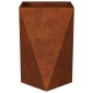 vidaXL Γλάστρα Σκ rusty 50 x 50 x 75 cm Ατσάλι Σκληρυθέν στον Αέρα