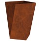 vidaXL Γλάστρα 2 τμχ. Σκ rusty 50 x 50 x 75 cm