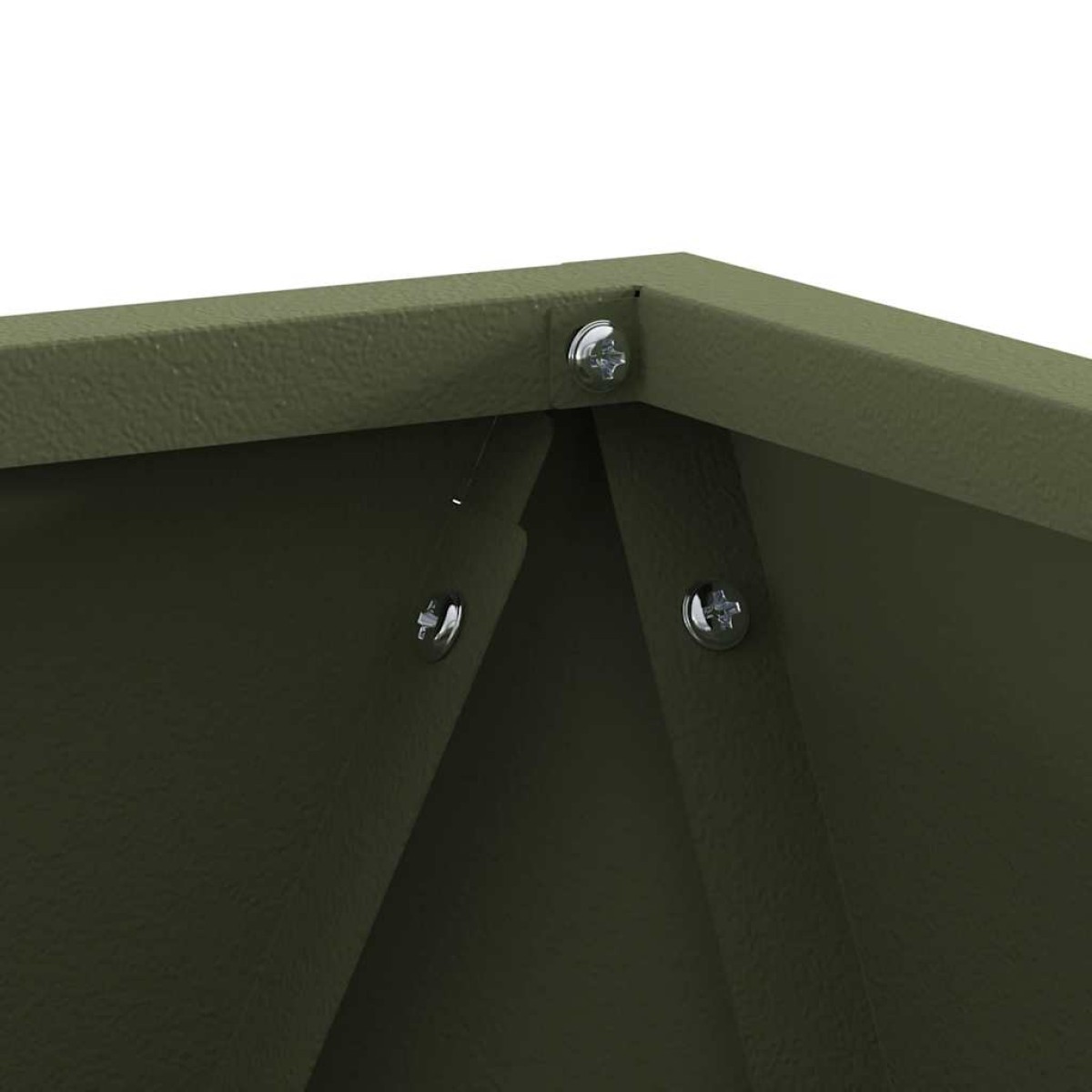 vidaXL Γλάστρα Ελιά Πράσινη 30 x 30 x 30 cm Ατσάλι