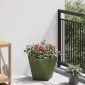 vidaXL Γλάστρα Ελιά Πράσινη 30 x 30 x 30 cm Ατσάλι
