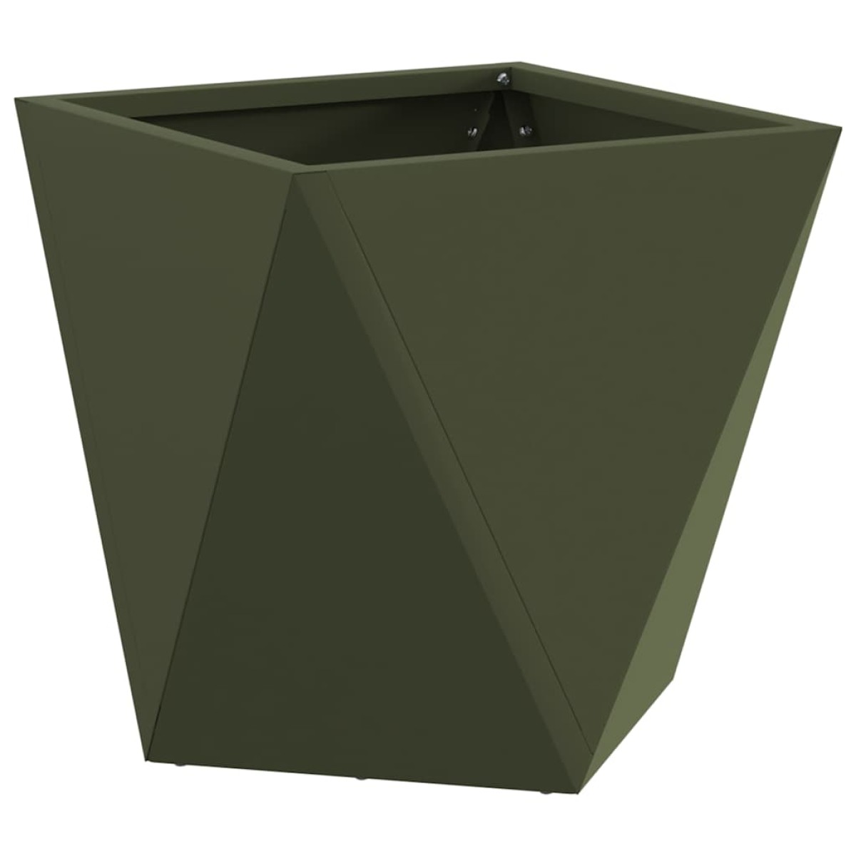 vidaXL Γλάστρα 2 τμχ. Ελιά Πράσινη 30 x 30 x 30 cm Ατσάλι