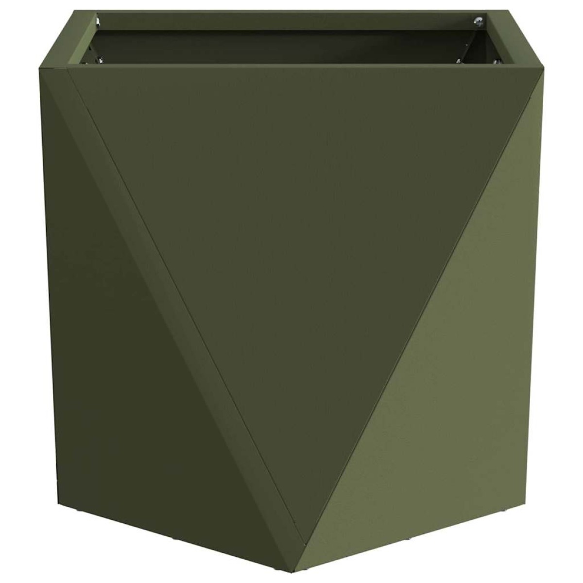 vidaXL Γλάστρα 2 τμχ. Ελιά Πράσινη 30 x 30 x 30 cm Ατσάλι