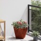 vidaXL Γλάστρα Σκ rusty 30 x 30 x 30 cm Ατσάλι Σκληρυθέν στον Αέρα