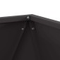 vidaXL Γλάστρα Μαύρο 40 x 40 x 40 cm Ατσάλι