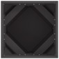 vidaXL Γλάστρα 2 τμχ. Μαύρο 40 x 40 x 40 cm Ατσάλι