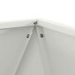 vidaXL Γλάστρα Λευκό 40 x 40 x 40 cm Ατσάλι