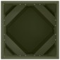 vidaXL Γλάστρα Ελιά Πράσινη 40 x 40 x 40 cm Ατσάλι