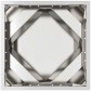 vidaXL Γλάστρα Ασημί 40 x 40 x 40 cm Ανοξείδωτο ατσάλι