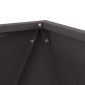 vidaXL Γλάστρα Μαύρο 50 x 50 x 50 cm Ατσάλι