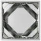 vidaXL Γλάστρα 2 τμχ. Ασημί 50 x 50 x 50 cm Επικαλυμμένος Χάλυβας