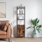 vidaXL Βιβλιοθήκη 6 επίπεδα 40 x 24 x 161 εκ Επεξεργασμένο Ξύλο