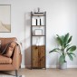 vidaXL Βιβλιοθήκη 6 επίπεδα 40 x 24 x 161 εκ Επεξεργασμένο Ξύλο