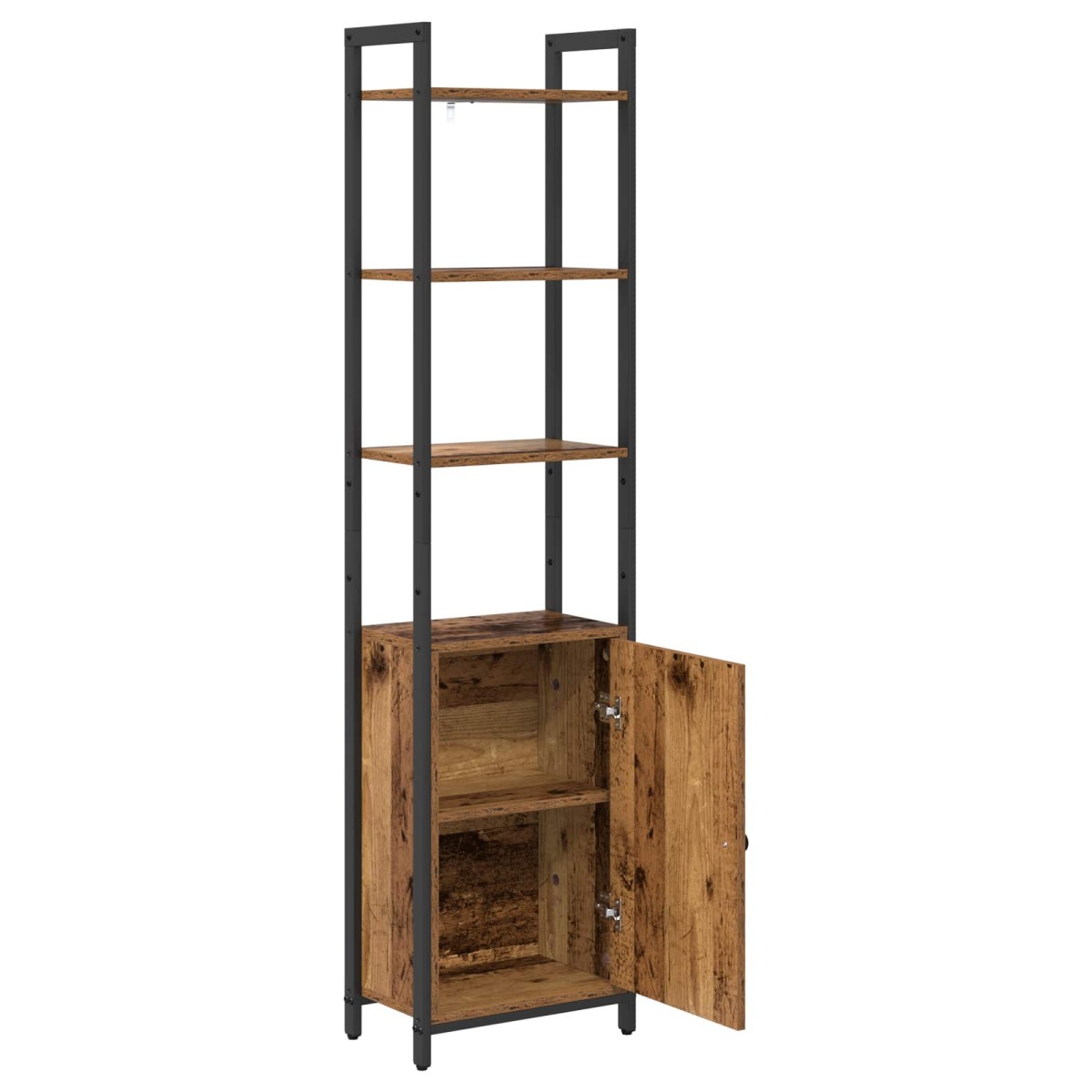 vidaXL Βιβλιοθήκη 6 επίπεδα 40 x 24 x 161 εκ Επεξεργασμένο Ξύλο