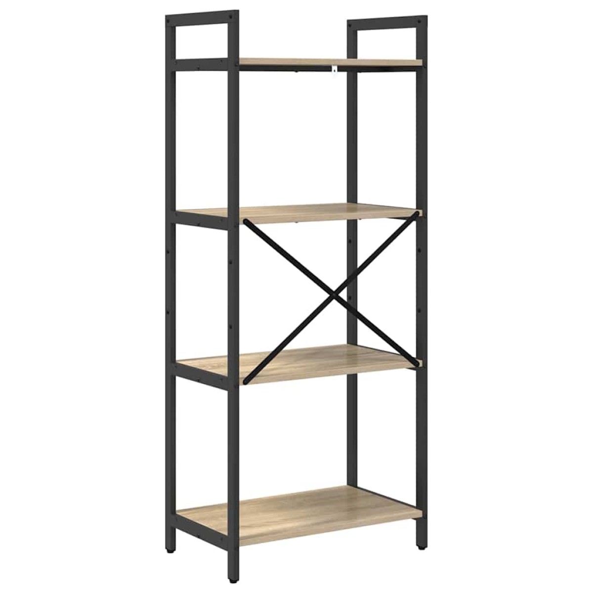 vidaXL Ράφι Βιβλίων 4 επίπεδα 56 x 34 x 133,5 εκ Επεξεργασμένο Ξύλο