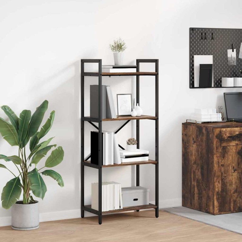 vidaXL Ράφι Βιβλίων 4 επίπεδα 56 x 34 x 133,5 εκ Επεξεργασμένο Ξύλο