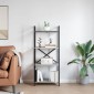 vidaXL Ράφι Βιβλίων 4 επίπεδα 56 x 34 x 133,5 εκ Επεξεργασμένο Ξύλο