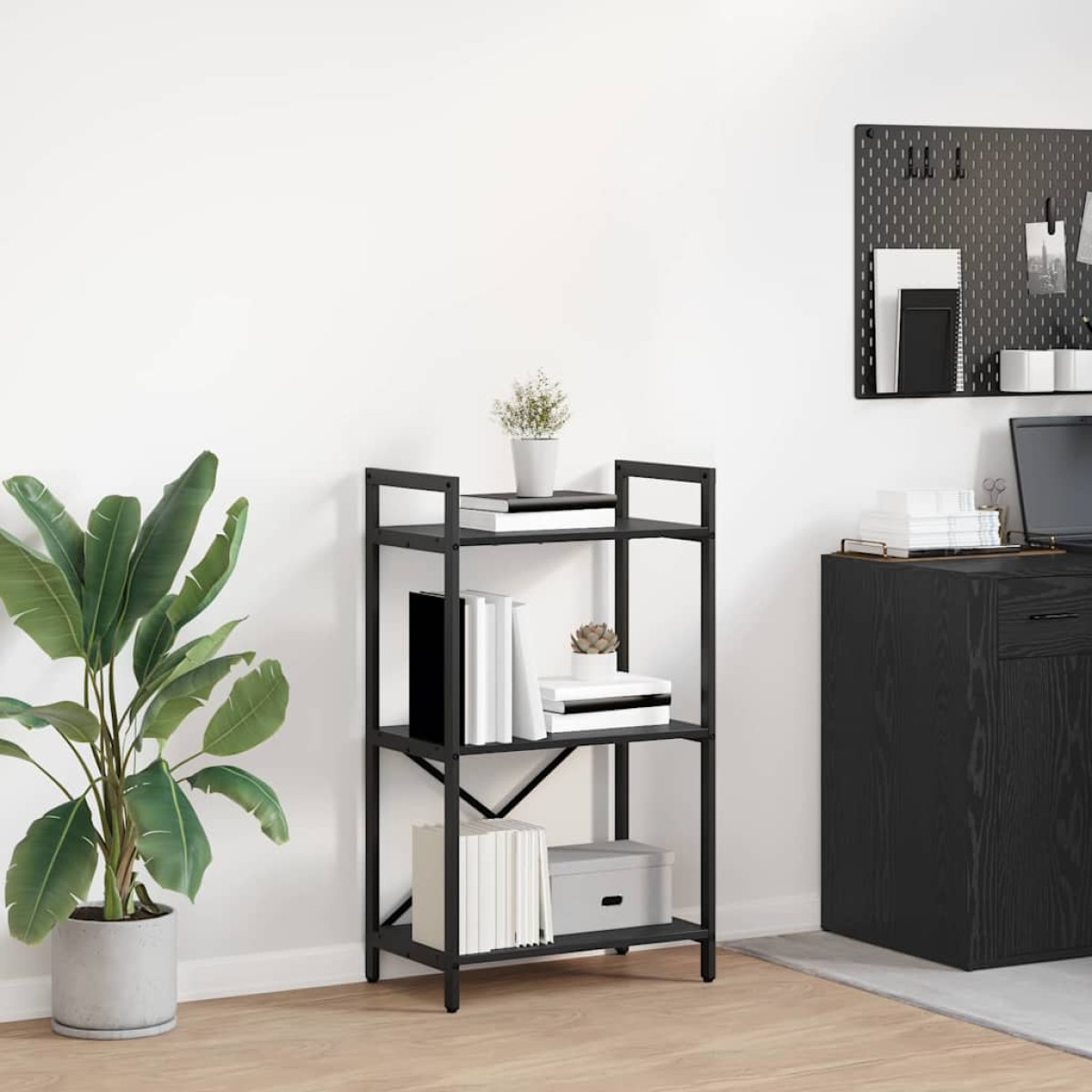 vidaXL Ράφι Βιβλίων 3 επίπεδα 56 x 34 x 96 εκ Επεξεργασμένο Ξύλο