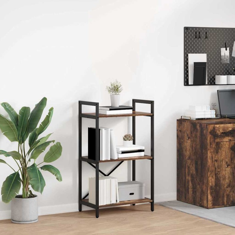 vidaXL Ράφι Βιβλίων 3 επίπεδα 56 x 34 x 96 εκ Επεξεργασμένο Ξύλο