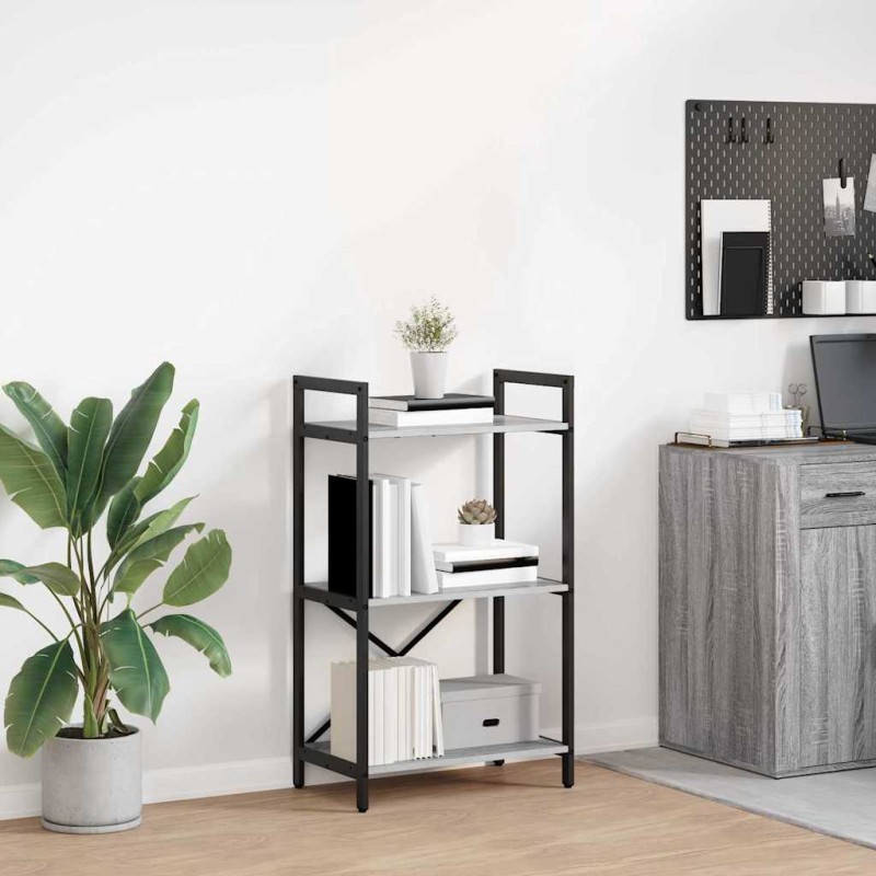 vidaXL Ράφι Βιβλίων 3 επίπεδα 56 x 34 x 96 εκ Επεξεργασμένο Ξύλο